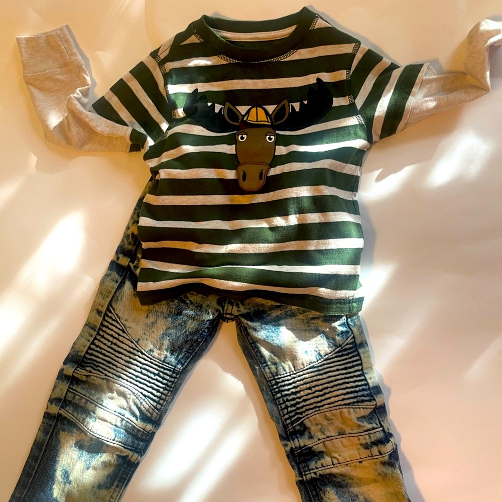 California Republic jeans and j khaki top